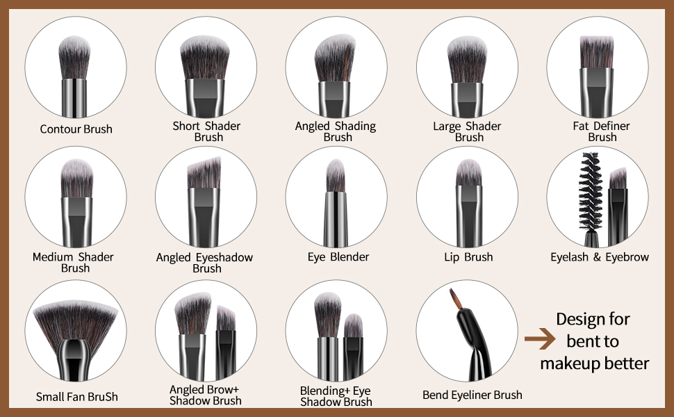 makeup brushes set