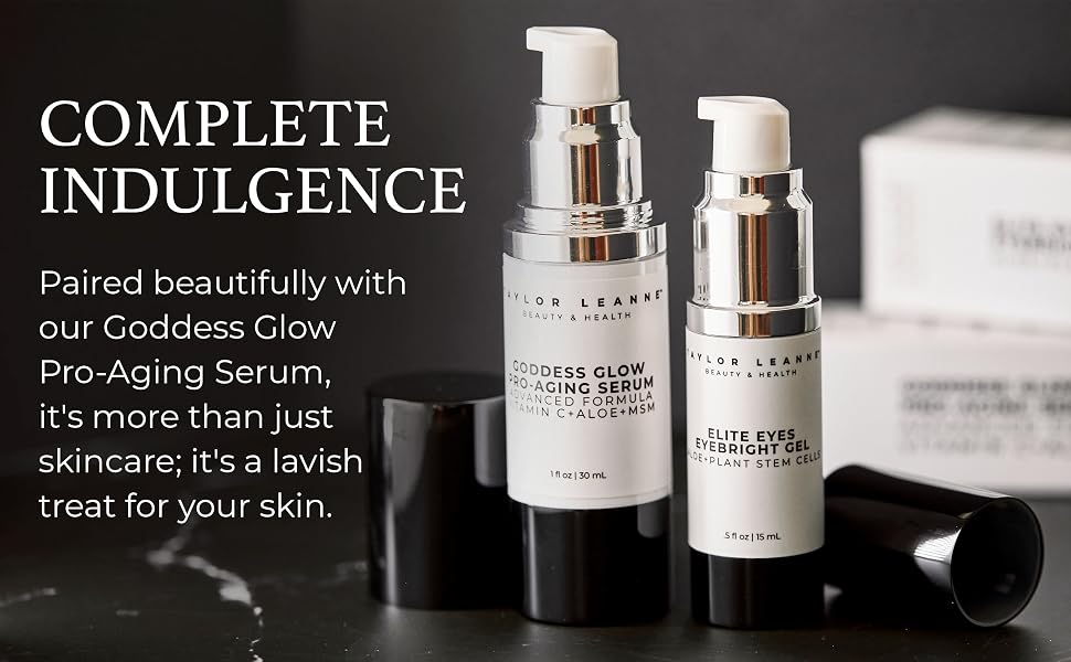 Complete Indulgence: Paired beautifully with our Goddess Glow Pro-Aging Serum