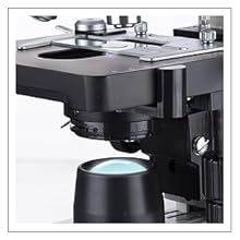 OMAX binocular biological compound microscope Variable LED intensity transmitted illumination