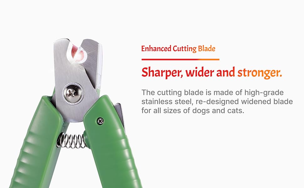 the blade is sharper wider and stronger