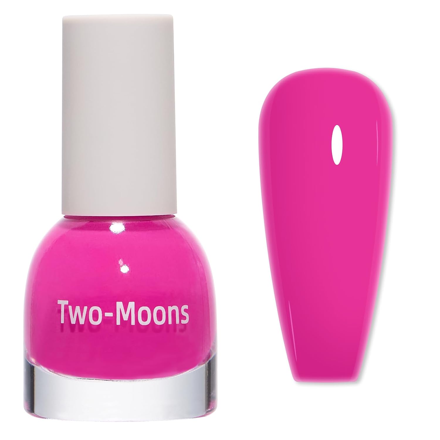 COSMOO Sakura Pink Quick Dry Nail Polish, Vegan Chip-Resistant Long-Lasting Nail Lacquer for Nail Art Varnish, 0.34 fl oz (Sakura Pink)