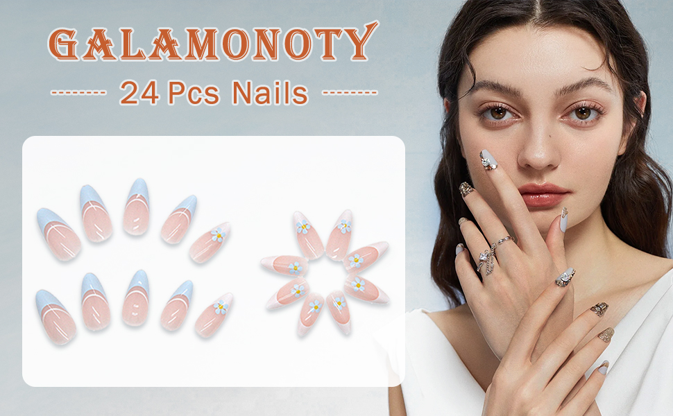 press on nails long