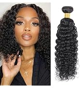 Viyaviya 10A Brazilian Virgin Hair Water Wave 1 Bundles 14 Inch Brazilian Human Hair Bundles 100%...