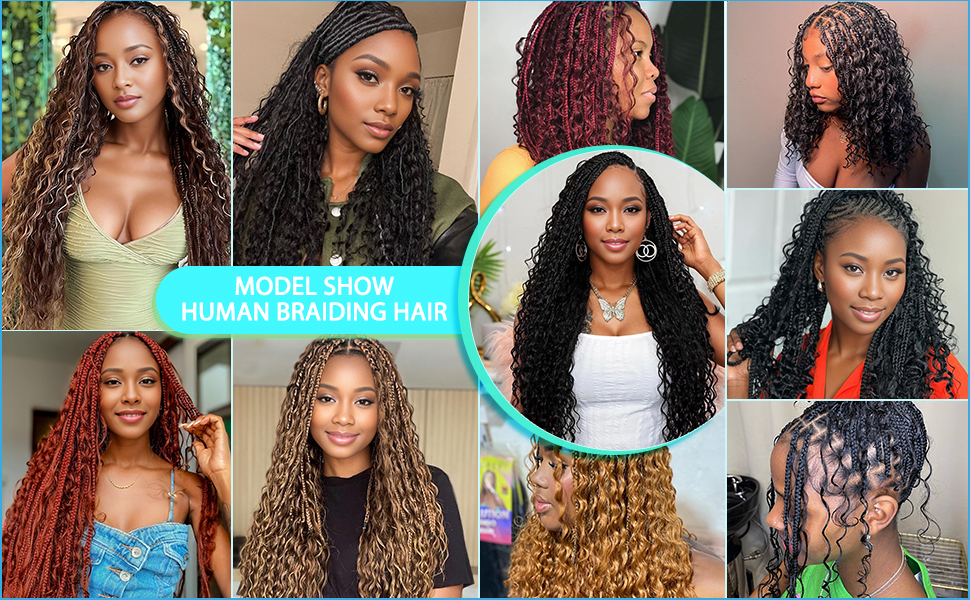 human braiding hair
