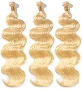 Arabella 613 Bundles Human Hair Blonde Body Wave Human Hair (16 18 20 Inch) 100% Unprocessed Braz...