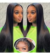 26 Inch Wear and Go Glueless Wigs Human Hair Pre Plucked Pre Cut 13x4 HD Lace front Wigs Human Ha...