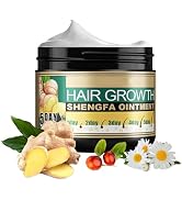 Hotiary Ginger Hair Growth Ointment Hair Regrowth Treatment Cream Moisturizing Scalp Massage Hair...