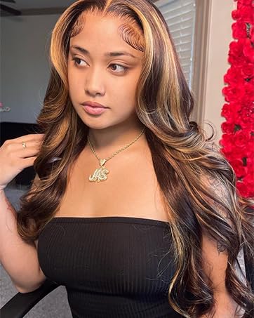 honey blonde hd lace front wig human hair