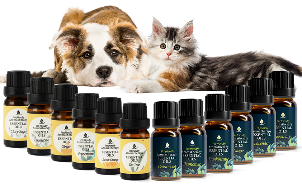 Pursonic Pet-Friendly Aromatherapy Oil Blends
