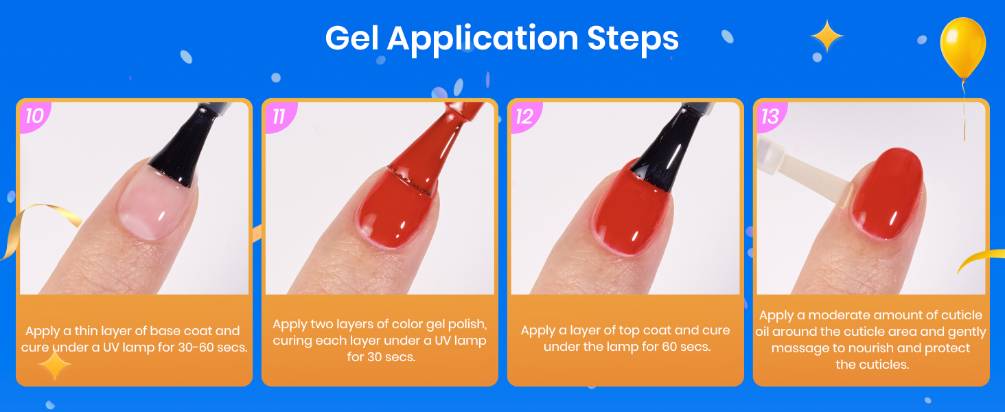 gel nail polish set