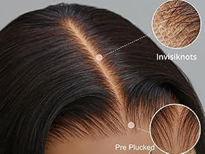pre bleached knots human hair wigs 13x4 lace front wig