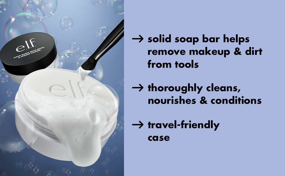 Clean Queen Solid Brush & Sponge Cleaner