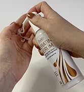 Vitamins Keratin Hair Serum - Biotin Collagen Protein Castor Oil Repair for Dry