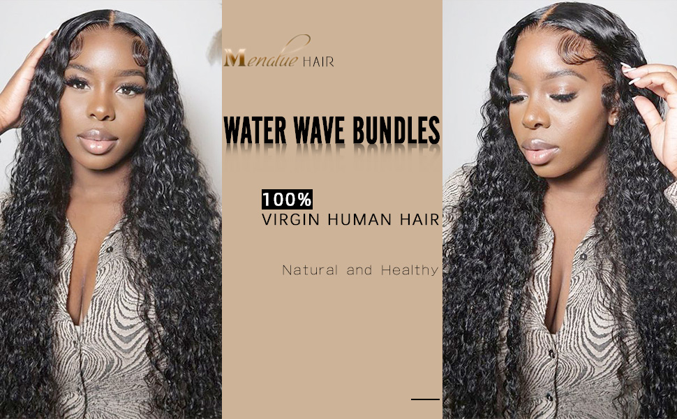 water wave human hair bundles