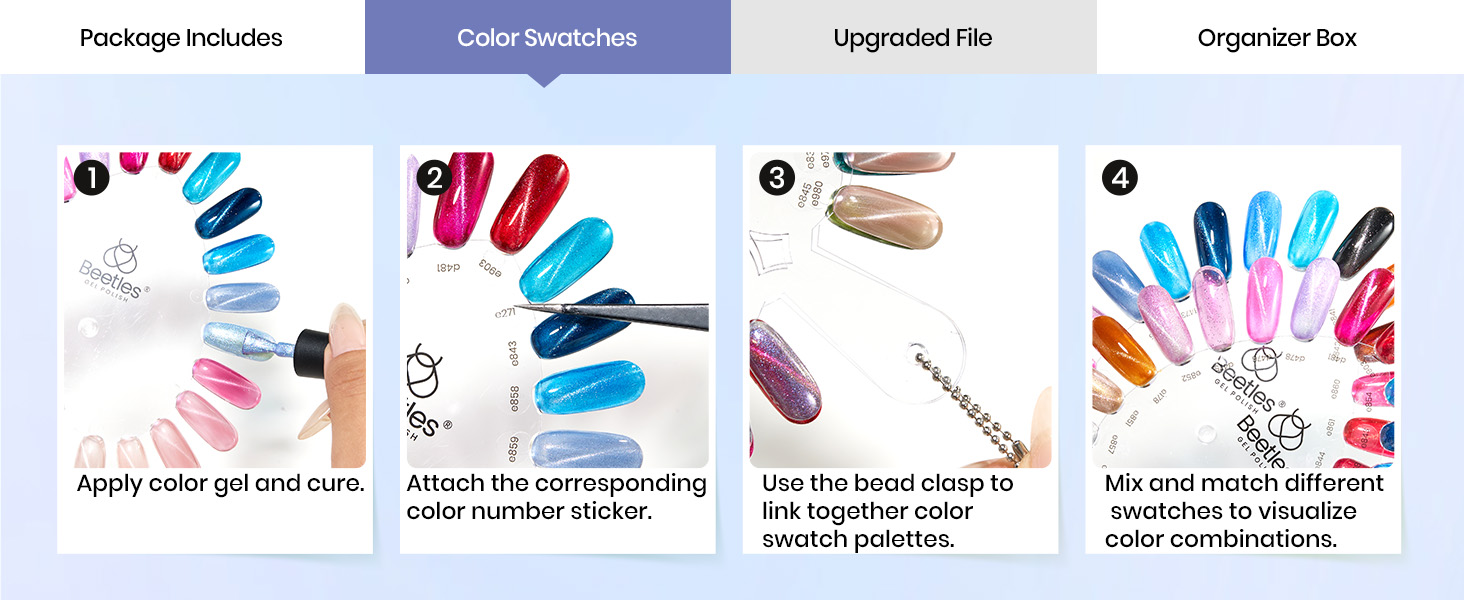 beetles cat eye gel nail polish