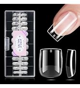 Gellen Extra Short Square Nail Tips - 504PCS Soft Gel Tips for Nail Extensions Full Cover Gel x N...