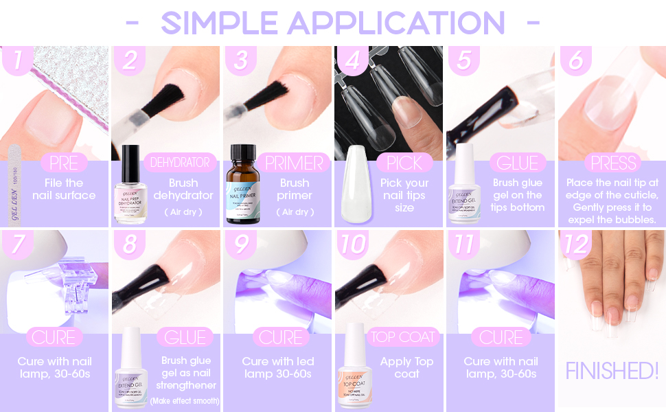 gel nail tips