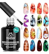 Beetles Blooming Gel 15ml Clear Uv Led Blossom Fall Halloween Nails Gel Polish for Spreading Effe...
