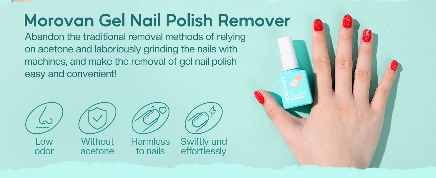 MOROVAN GEL NAIL POLISH REMOVER KIT