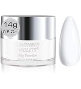 Lavender Violets White Color Dip Powder 14g Basic Acrylic Dipping Powder for Crystal French Nail ...