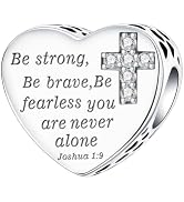 LUXILLA Love You Best Friend Grandma Wife Heart Charm 925 Sterling Silver Charms Fit for Bracelet...