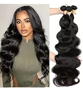MDL 10A Grade Bundles Human Hair Body Wave Bundles Human Hair 14 16 18 Inch 100% Unprocessed Braz...