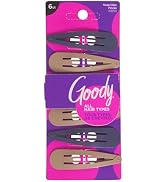 Goody Snap Hair Clips for Kids - 10 Ct, Neutral Tones, Hair Barrettes for Women & Men, Easy Stack...
