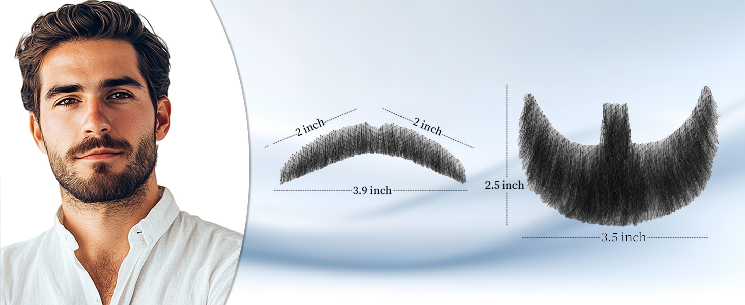 Fake Beard Fake Mustache for Men