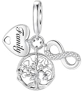 LUXILLA Family Love Mother Daughter Grandma Charm 925 Sterling Silver fits Bracelets Necklace Pen...