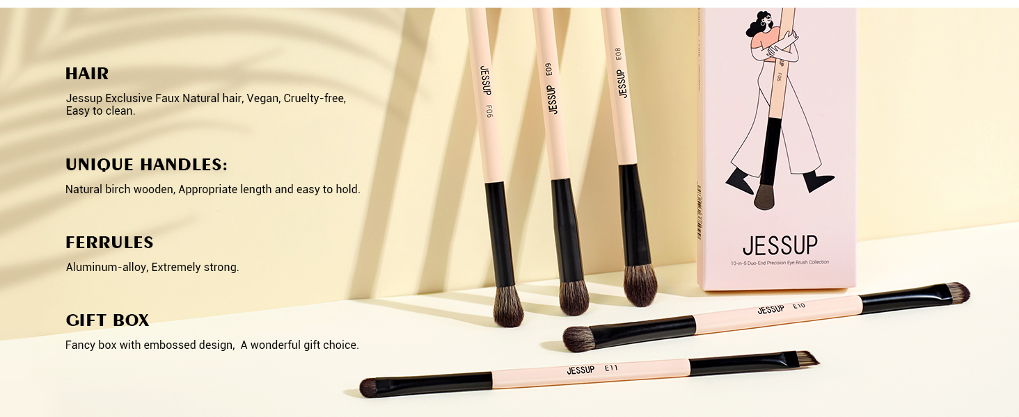 Jessup Makeup Brushes Set