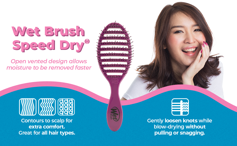 Hair Brush Brushes Styling Products Detanglers Detangling Curly Dry