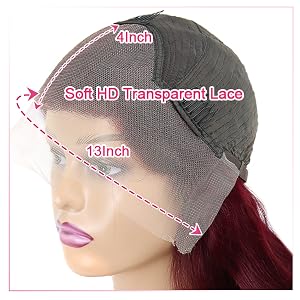 13x4 body wave lace front wig