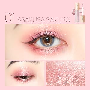 ZEESEA Glitter Galaxy Colored Liquid Eyeshadow, Dazzling Shimmer Eye Makeup, High Pigmented