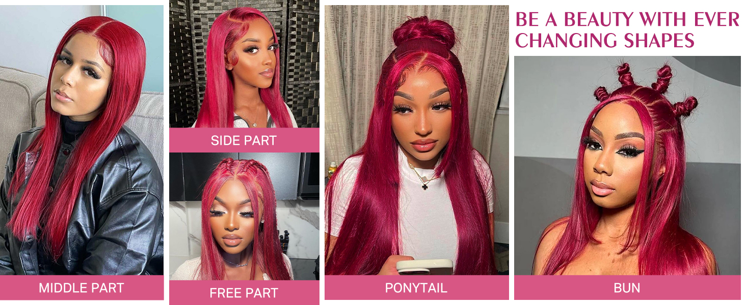 Can do middle part side part and free part