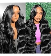 13x6 Lace Front Wigs Human Hair Pre Plucked 200% Density Body Wave HD Lace Front Wigs Human Hair ...
