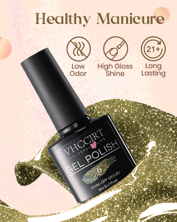 Universal Rainbow Cat Eye Gel Polish