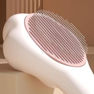 Cute Paw-Shaped Cat Brush with Release Button