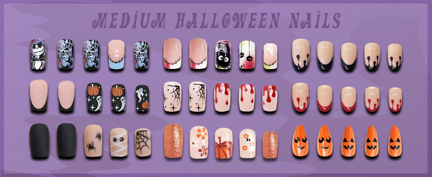 Halloween Press on Nails