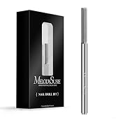MelodySusie Nature Nail Buffer Nail Drill Bit 3/32'', Professional Safety Carbide Nail Bit for Na...