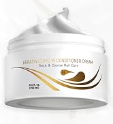 Vitamins Leave in Conditioner Cream, Anti Frizz Conditioning for Curly Hair - Curl Cream