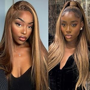 360 HD Honey Blonde Wig Human Hair Highlight Ombre Body Wave Lace Front Wigs Human Hair Pre Plucked
