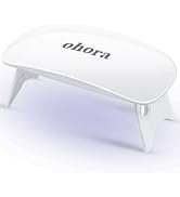 LED Gel Lamp for Gel Nail Strips by ohora - 6W Max, 2 Timers (45s / 60s), Portable Lamp for Curin...