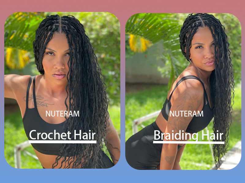braiding hair curly