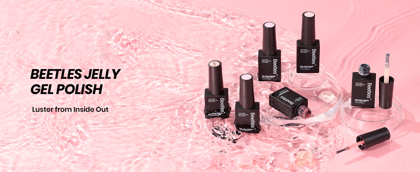 beetles jelly gel nail polish set