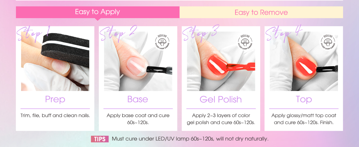 easy to apply gel polish