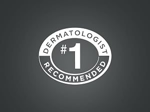 Circular logo saying #1 Dermatologist Recommended.