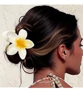 YIHONGYAN Flower Hair Clips for Women Girls Claw Clips Summer Fashion Hair Accessories with White...