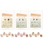 Nail Charms Nail Stickers 3D Nail Rhinestones Nail Gems Jewels Crystal Diamond Nail Art Charm for...