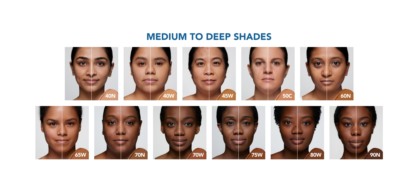 Medium to Deep Shades Cover Creme 