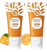 2PC Sheghy Orange Exfoliante Gel Scrub,Skin Care Scrub Peeling Gel for Face and Body,Deep Cleansi...